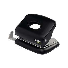 Rapid Eco Hole Punch 20 Sheets 2 Holes Metal, ABS Plastic Black