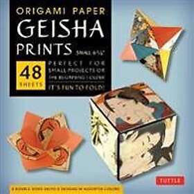 Origami Paper Geisha Prints Small 6 3/4' 48 Sheets