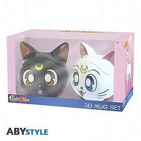 ABYstyle SAILOR MOON Gift Set 3D Mugs Luna & Artemis