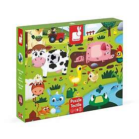 Janod Animals Tactile Puzzle Farm 20 Pieces