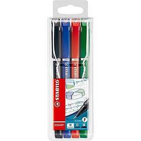 Stabilo Fineliner Sensor 0.3 mm 4-pack