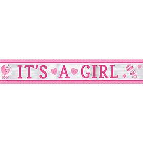 ITS Banderoll a Girl Rosa
