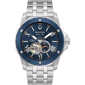 Bulova 98A302 Men's Marine Star Automatic Blue Dial Watch