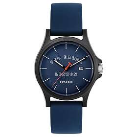 Ted Baker BKPIRS302 Men's Irby Blue Dial Blue Silicone Strap Watch