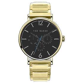 Ted Baker BKPPGF307 Men's Phylipa (41mm) Black Dial Gold- Watch
