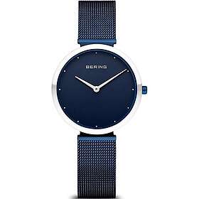 Bering 18132-397 Classic Blue Dial Blue Milanese Strap Watch
