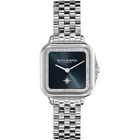 Olivia Burton 24000083 Soft Square Blue Dial Stainless Watch