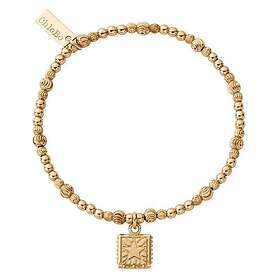 ChloBo GBCS3188 Cute Sparkle Celestial Star Bracelet Gold Jewellery