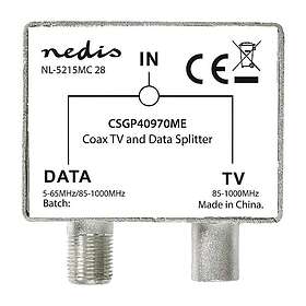 Nedis CSGB40970ME TV/DATA SPLITTER