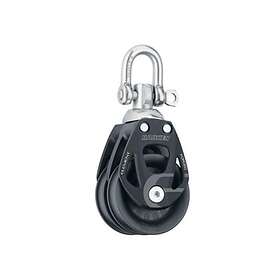 Harken Element Double Swivel Block 45 Mm Svart,Silver
