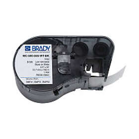 Brady MC-500-595-WT-BK vinyltejp svart text vit tejp 12,7mm x 7,62m (original)