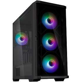 Zalman Z10 DUO Mid tower ATX sidepanel med vindue (hærdet glas) ingen strømforsy