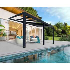 Canopia by Palram Altantak Stockholm STOCKHOLM PATIO COVER 3,4X5.9 GREY CLEAR 70