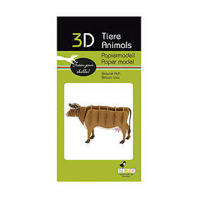 3D Paper Puzzle Cow