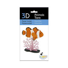 3D Paper Puzzle Clownfish