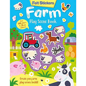 Felt Stickers Farm Play Scene Book (häftad)