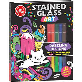Scholastic Inc. Stained Glass Art: Dazzling Designs (Klutz Activity Book) (inbun