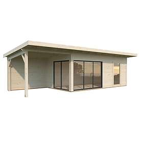 Palmako Stuga Andrea 26,2 m2 (inv. 17,1 m2) 17,1+7,9 Slide NO 111203