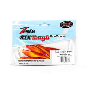 Z-Man Scented Jerk Shadz 5'' Bleeding Banana (5-pack)