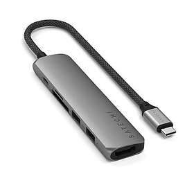 Satechi 6 in 1 USB-C Slim Multiport Adapter