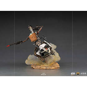 Iron Studios Deluxe Bds: Disney Star Wars The Mandalorian Ig-11 And The Child Ar