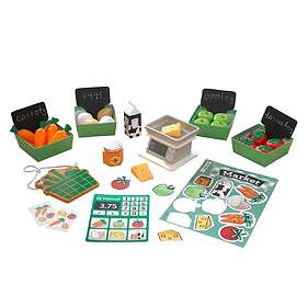 KidKraft 53540 Farmers Market Play Set Toy Kitchen Accessory Set