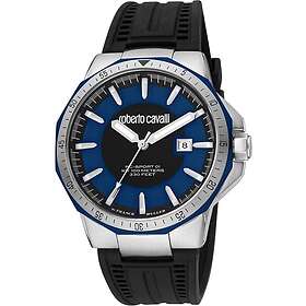 Roberto Cavalli by Franck Muller RV1G182P0011 Classic Silverfärgad/Gummi Ø44 mm