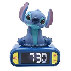 Disney Stitch Alarm Clock with Night Light and Sound