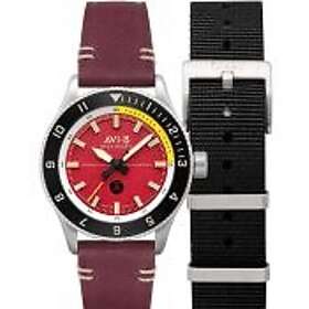 Avi-8 AV-4103-04 Flyboy Tuskegee Airmen Röd/Läder Ø40 mm