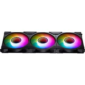 Phanteks M25-120 G2 Reverse D-RGB Svart 3-Pack