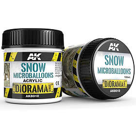 AK Interactive Dioramas Snow Microbilles (100ml)
