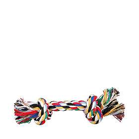 JollyPaw Cotton Rope Dog Toy 40 cm Braided Rope Toy for Dogs in Mixed Colors