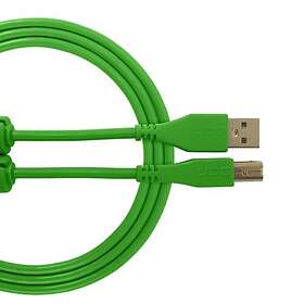 UDG USB 2,0 A-B Green Straight 1m