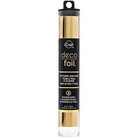 iCraft Thermoweb Deco Foil Transfer Sheets Gold 6"X12" 5 st
