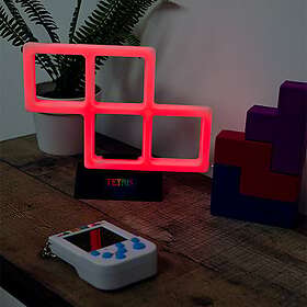 Tetris Red Neon Light Red 21cm x 14cm