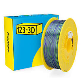 123-3D PLA Filament Gulgrön Lila 1,75mm 1kg Chameleon