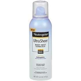 neutrogena ultra sheer spray sunscreen spf 100