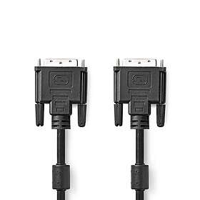 Nedis DVI-D 24+1-Pin Male to DVI-D 24+1-Pin Male Cable 2 m
