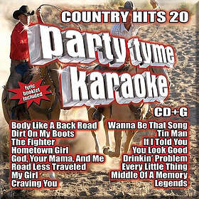 Diverse Artister Party Tyme Karaoke: Country Hits 20 CD