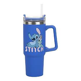 Paladone Stitch Blue Multiway Travel Cup and Straw 900ml