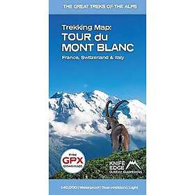 Tour du Mont Blanc Trekking Map