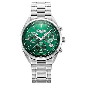 Roamer 993819 41 75 20 Men's Pro Chrono (42mm) Green Dial Watch