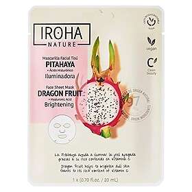 Iroha Nature Brightening Dragon Fruit Face Sheet Mask