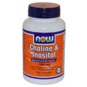 Now Foods Choline and Inositol 500mg 100 Capsules