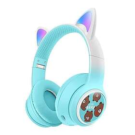 MTK Glowing Cat Ear Wireless On-Ear Bluetooth Gaming Headset