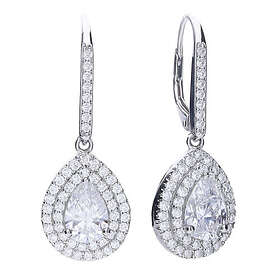 Diamonfire 6220611082 Earrings Dam (3CM)