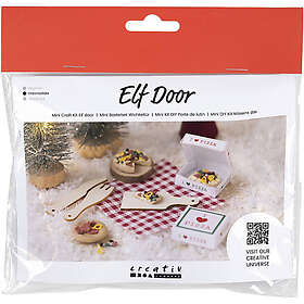 Creativ Company Elf Door Pizza Mini Craft Kit