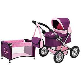 Bayer Design Trendy Doll Pram with Bedding Set 13057B