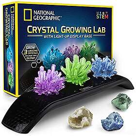 National Geographic Crystal Growing Kit with Light-Up Display Stand NGLITCRYSTAL