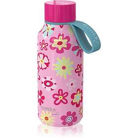 Quokka Solid Kids Flowers Stainless Steel Bottle 330ml